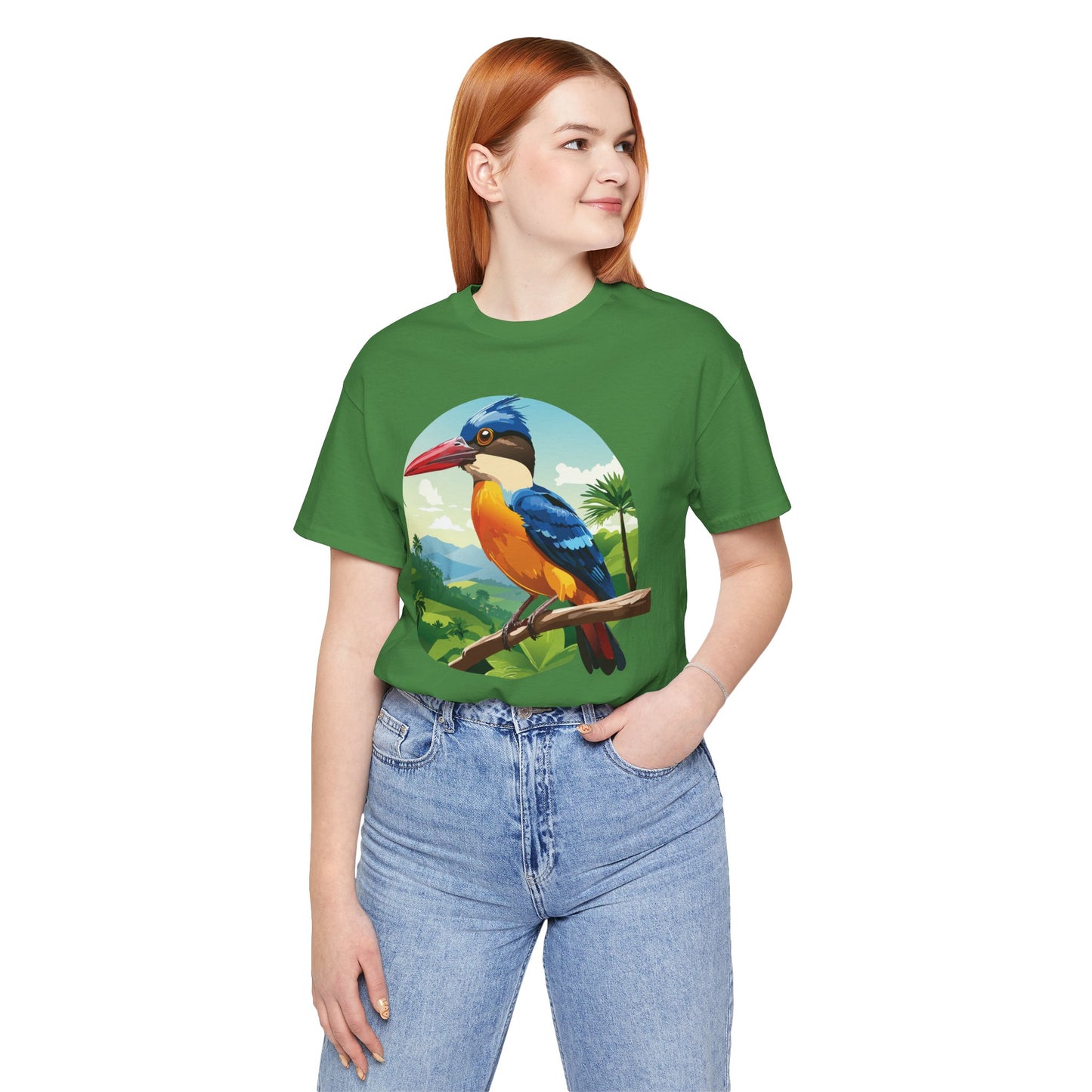 Unisex Animal Shirt, Tee Shirt with Animals, Art Design Tee Shirt, Wild Animals Shirt