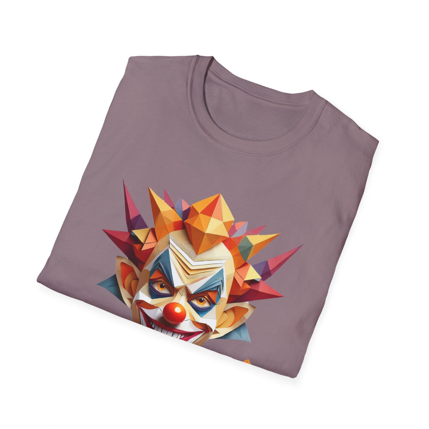 Clown Shirt, T Shirt with Clown, Funny Man Shirt, Tee Shirt with Funny Man, Circus Shirt, Shirt with Circus, Scary Man Shirt, Shirt with Scary Man