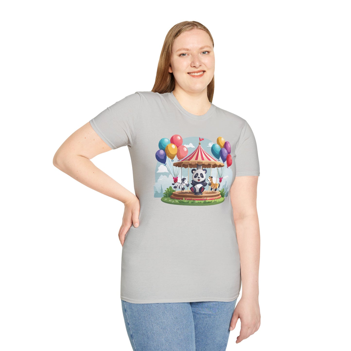Panda Shirt, T Shirt with Panda, Animal Shirt, Tee Shirt with Animals