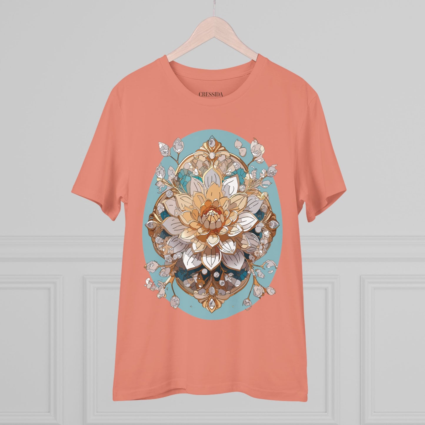 Organic T-shirt with Flower