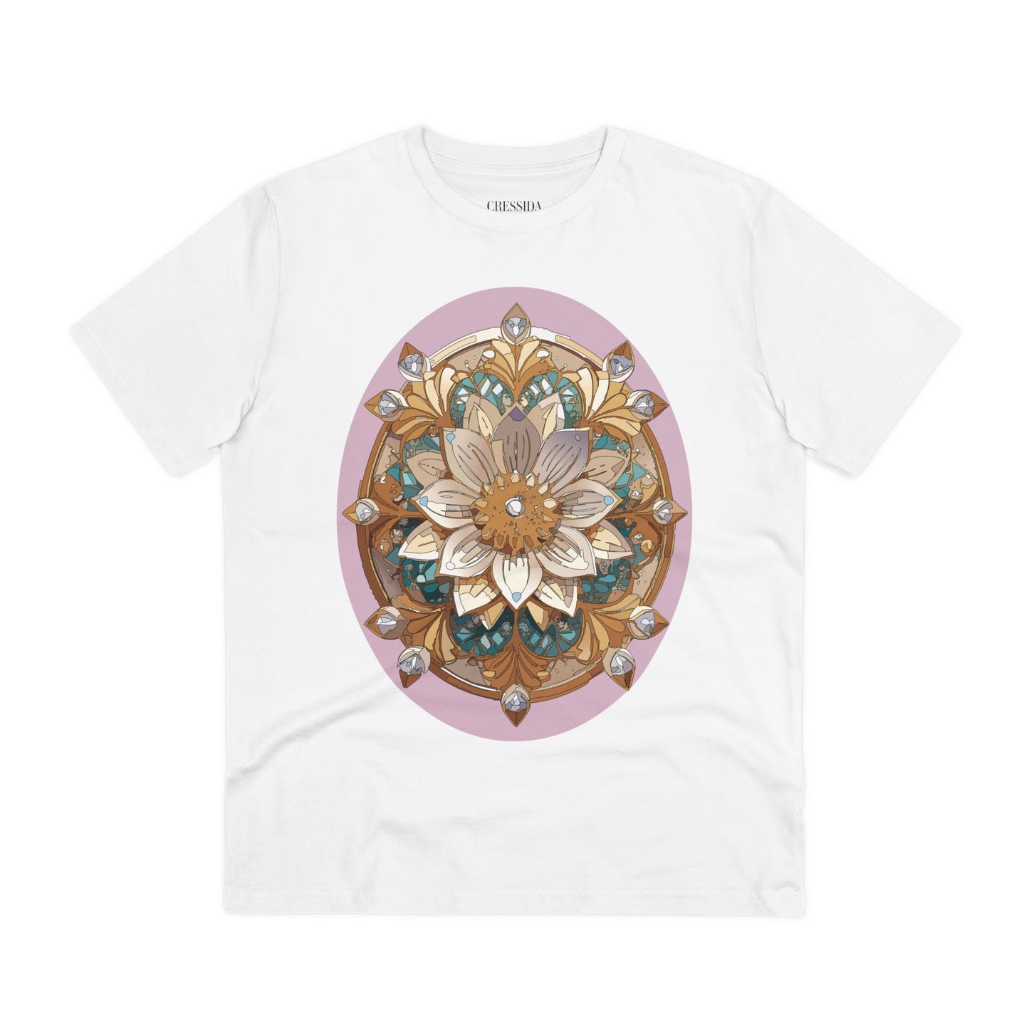 Organic T-shirt with Flower