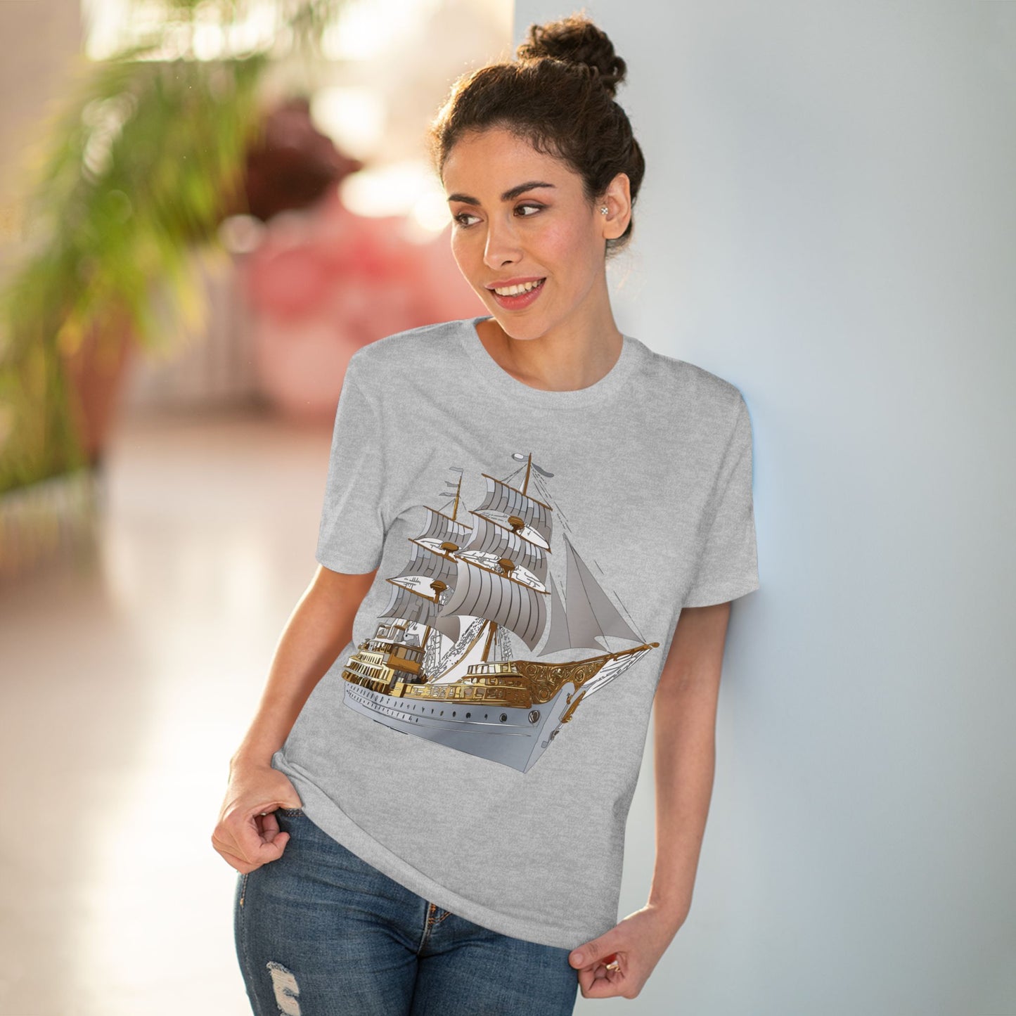 Organic T-shirt with Ship