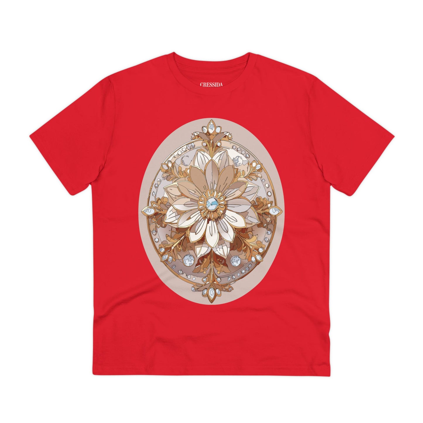 Organic T-shirt with Flower