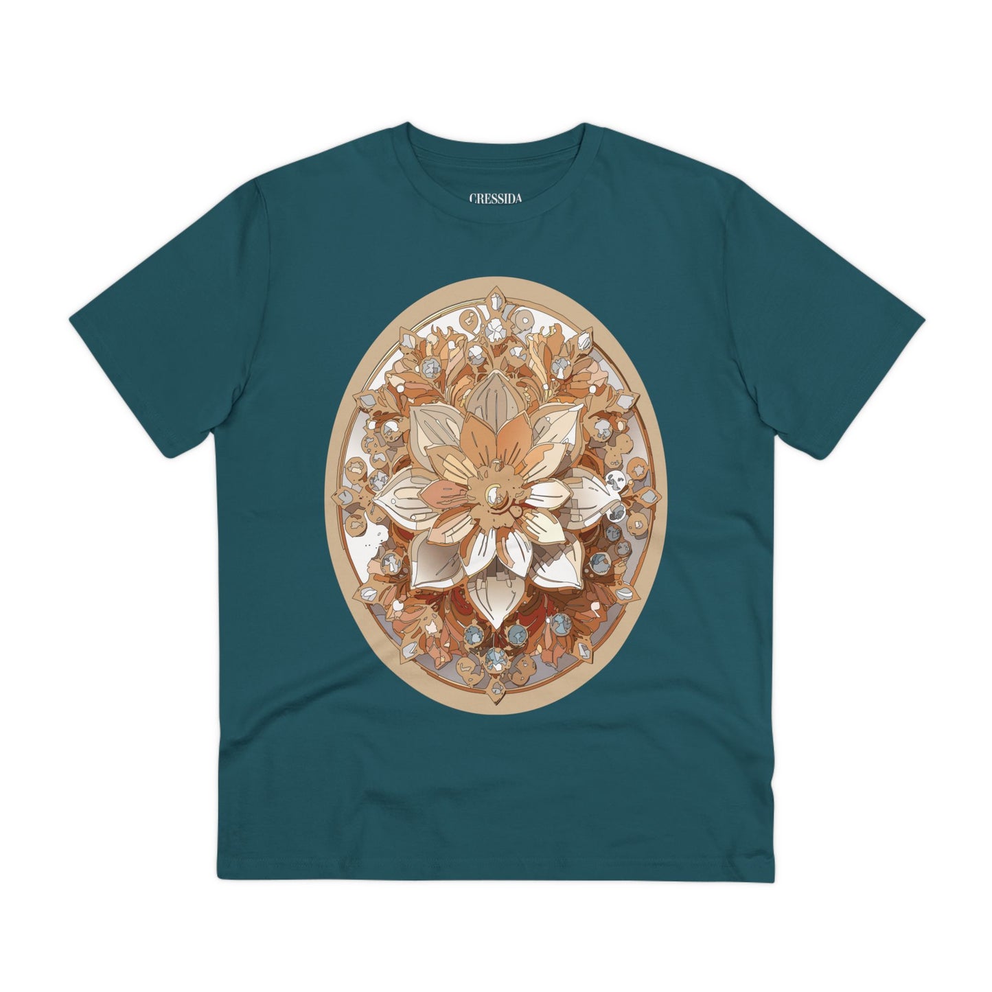 Organic T-shirt with Flower