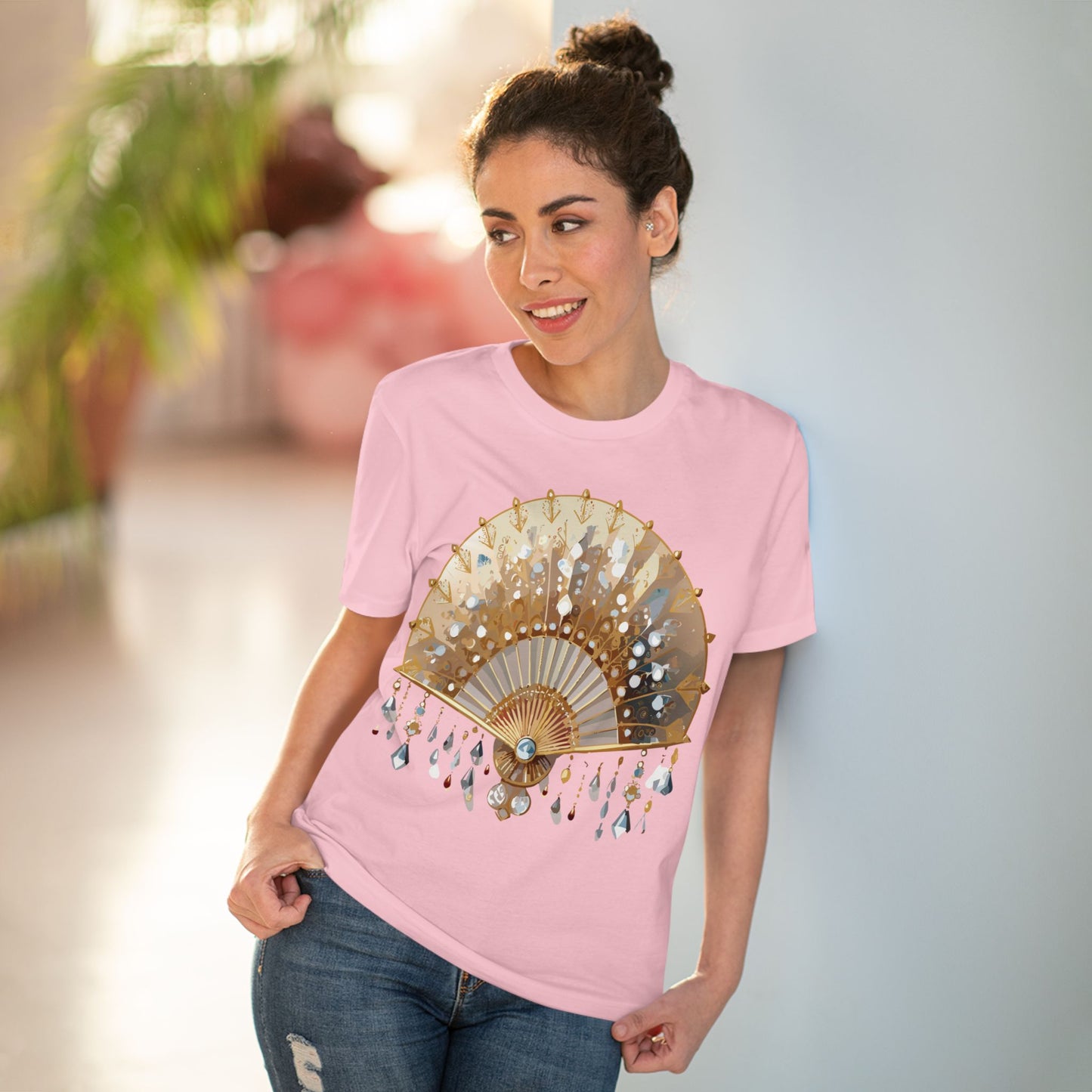 Organic T-shirt with Fan