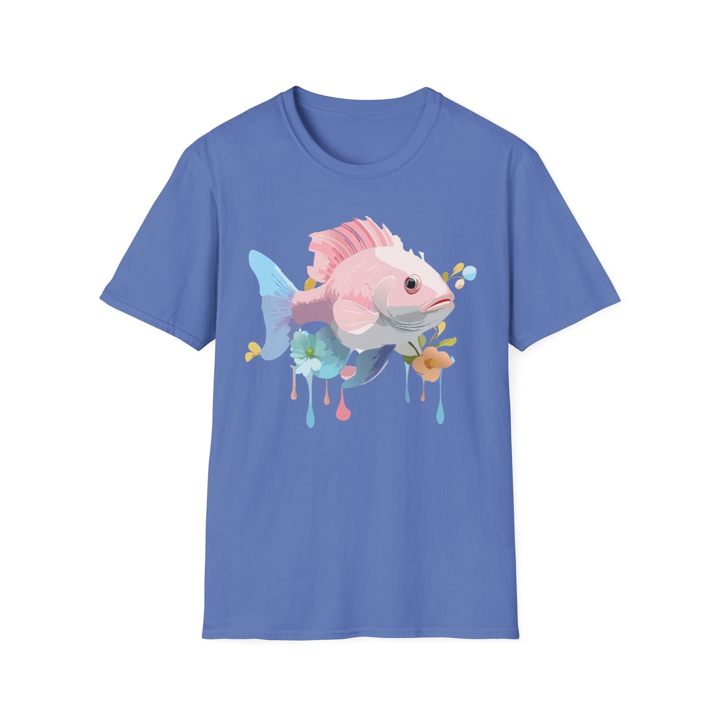 Fish Art Design Shirt, T Shirt with Fish, Graphic Shirt, Tee Shirt with Graphic Design, Shirt with Fish Graphic Art