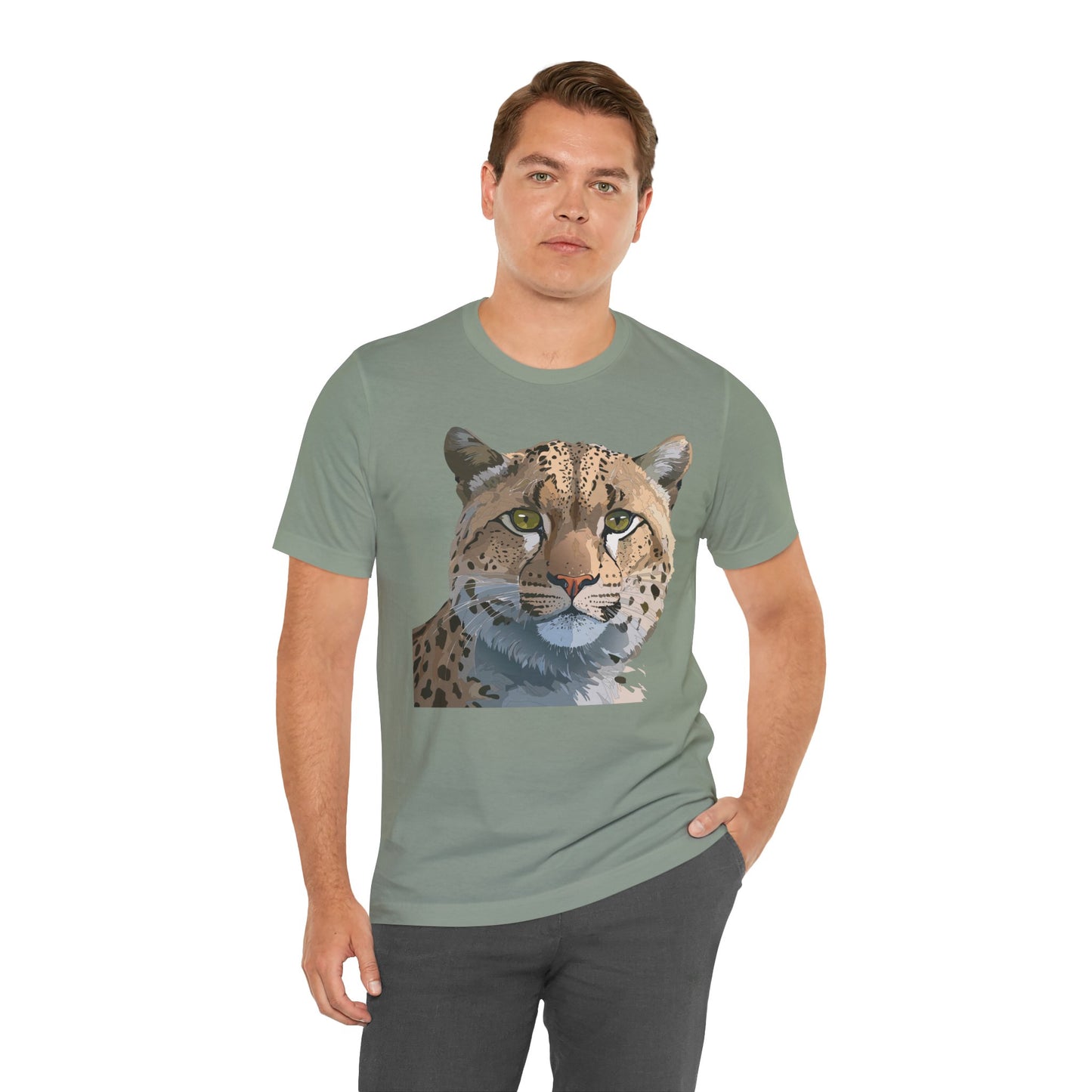 Unisex Animal Shirt, Tee Shirt with Animals, Art Design Tee Shirt, Wild Animals Shirt