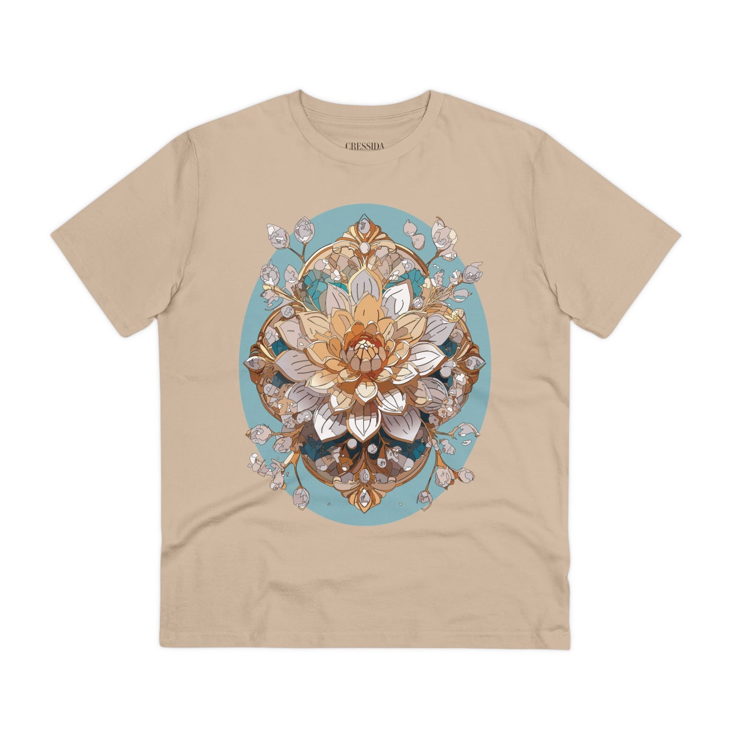 Organic T-shirt with Flower