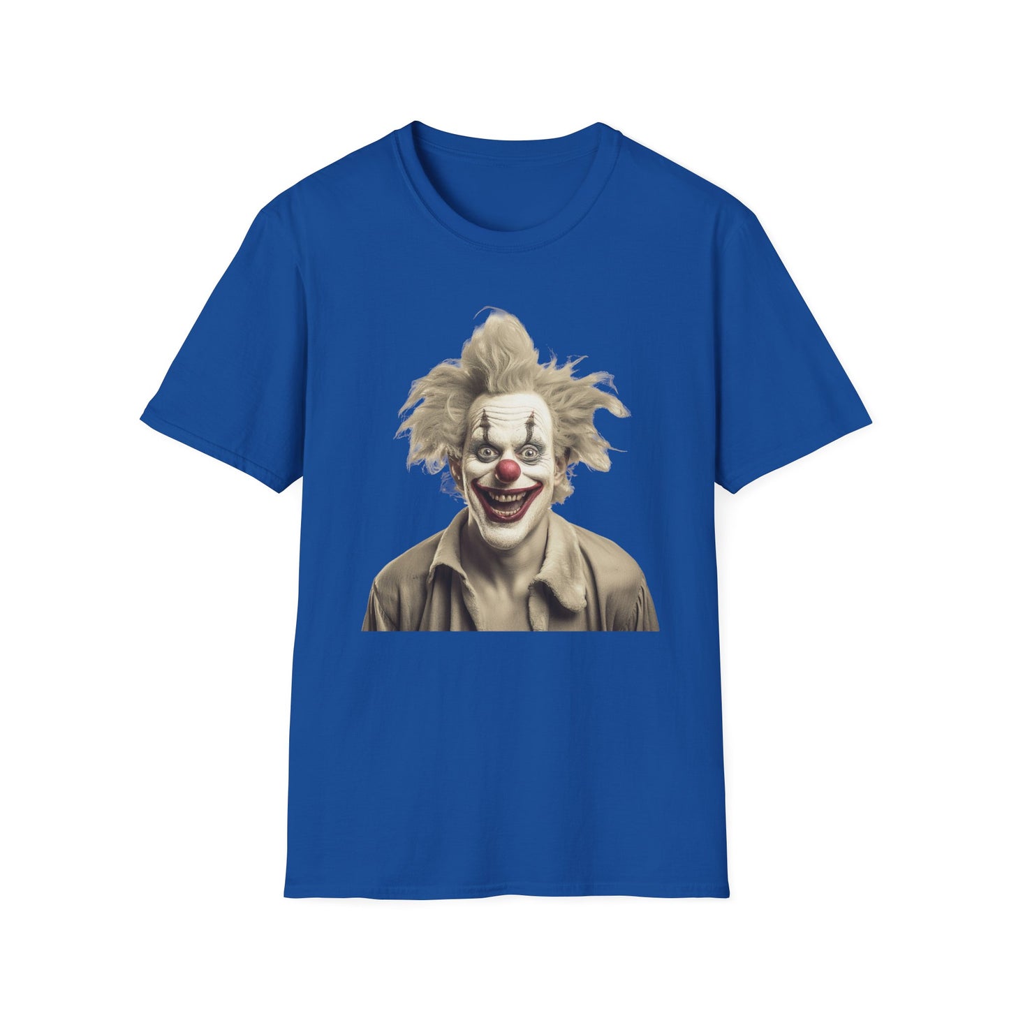 Clown Shirt, T Shirt with Clown, Funny Man Shirt, Tee Shirt with Funny Man, Circus Shirt, Shirt with Circus, Scary Man Shirt, Shirt with Scary Man