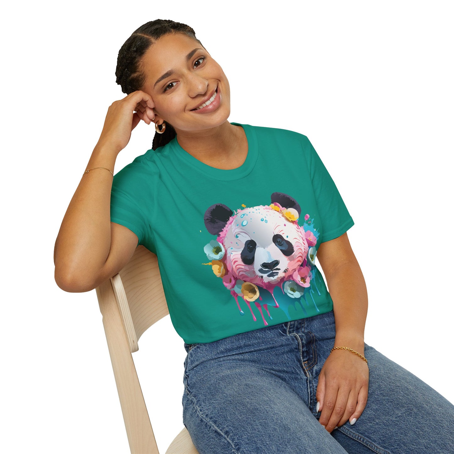 Panda Shirt, T Shirt with Panda, Animal Shirt, Tee Shirt with Animals