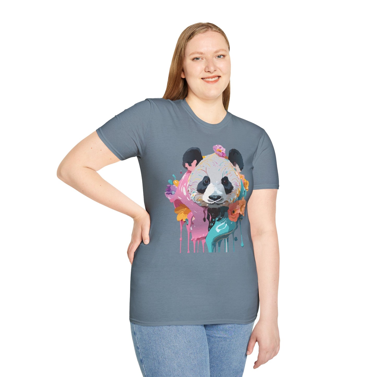 Panda Shirt, T Shirt with Panda, Animal Shirt, Tee Shirt with Animals