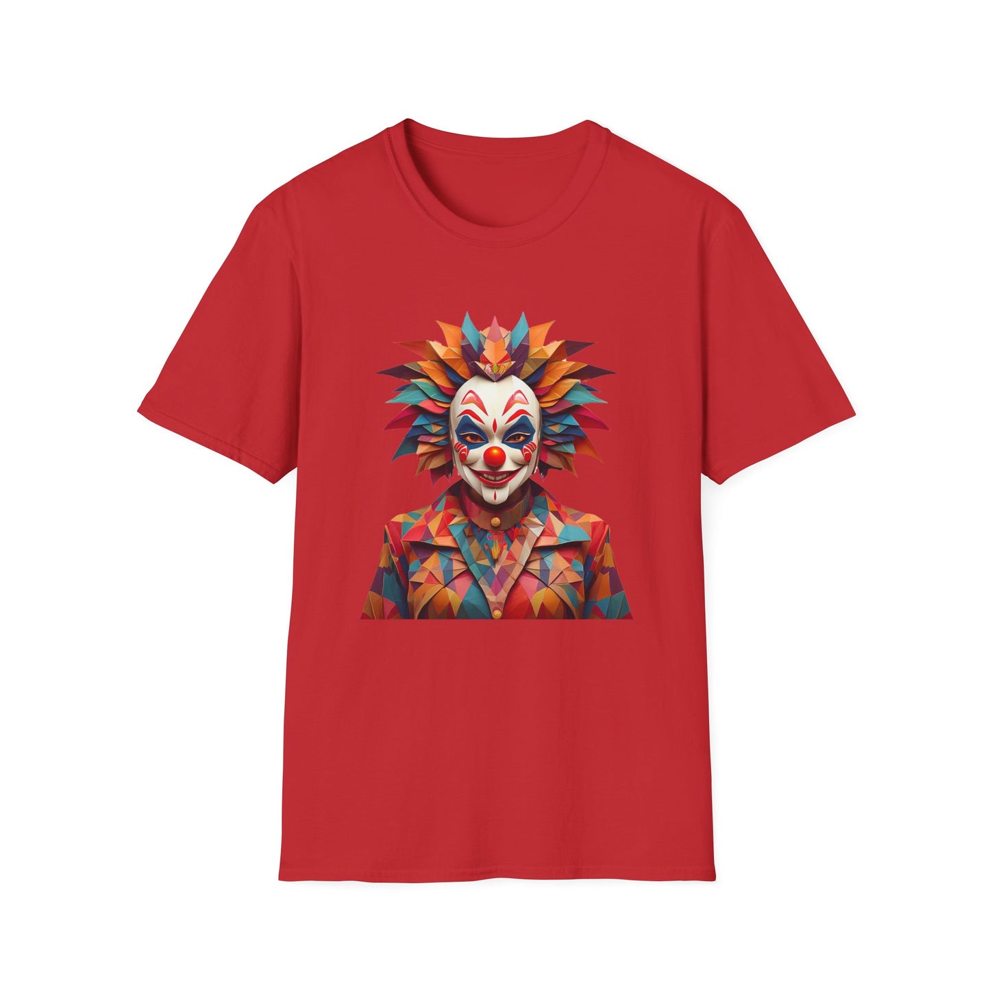 Clown Shirt, T Shirt with Clown, Funny Man Shirt, Tee Shirt with Funny Man, Circus Shirt, Shirt with Circus, Scary Man Shirt, Shirt with Scary Man