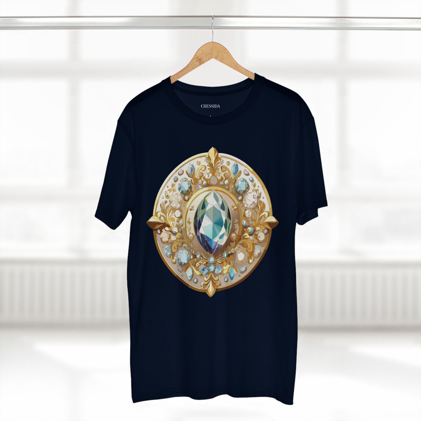 Medallion Shirt, Shirt with Medallion, Tee Shirt with Medal