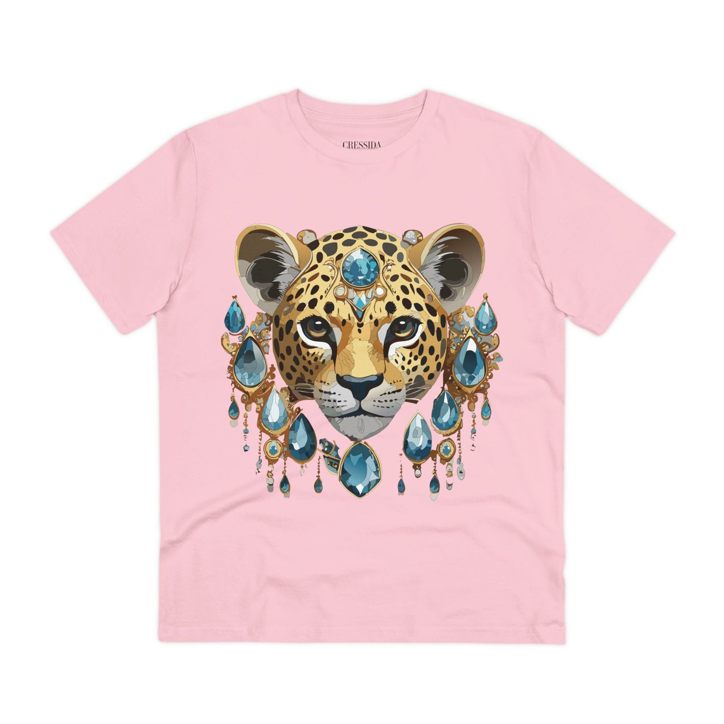 Organic T-shirt with Animals - Cheetah