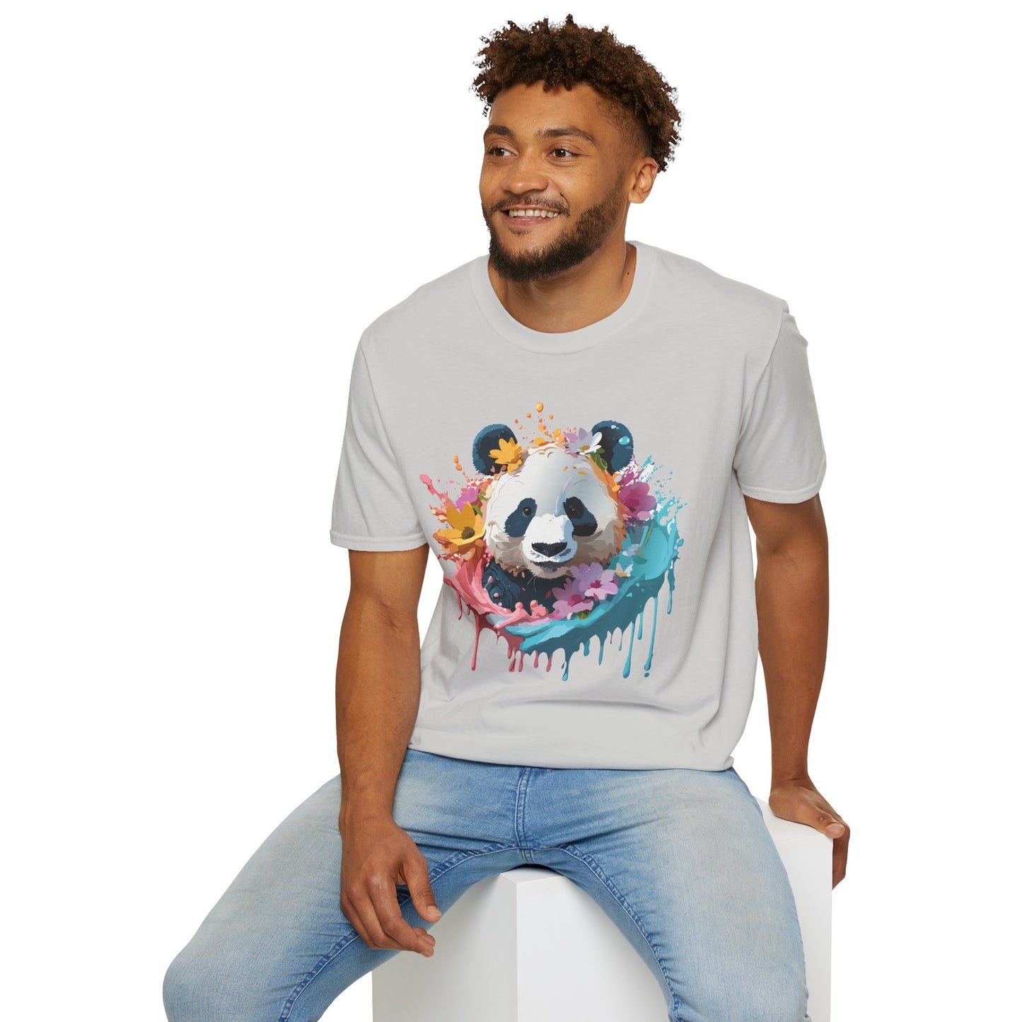 Panda Shirt, T Shirt with Panda, Animal Shirt, Tee Shirt with Animals