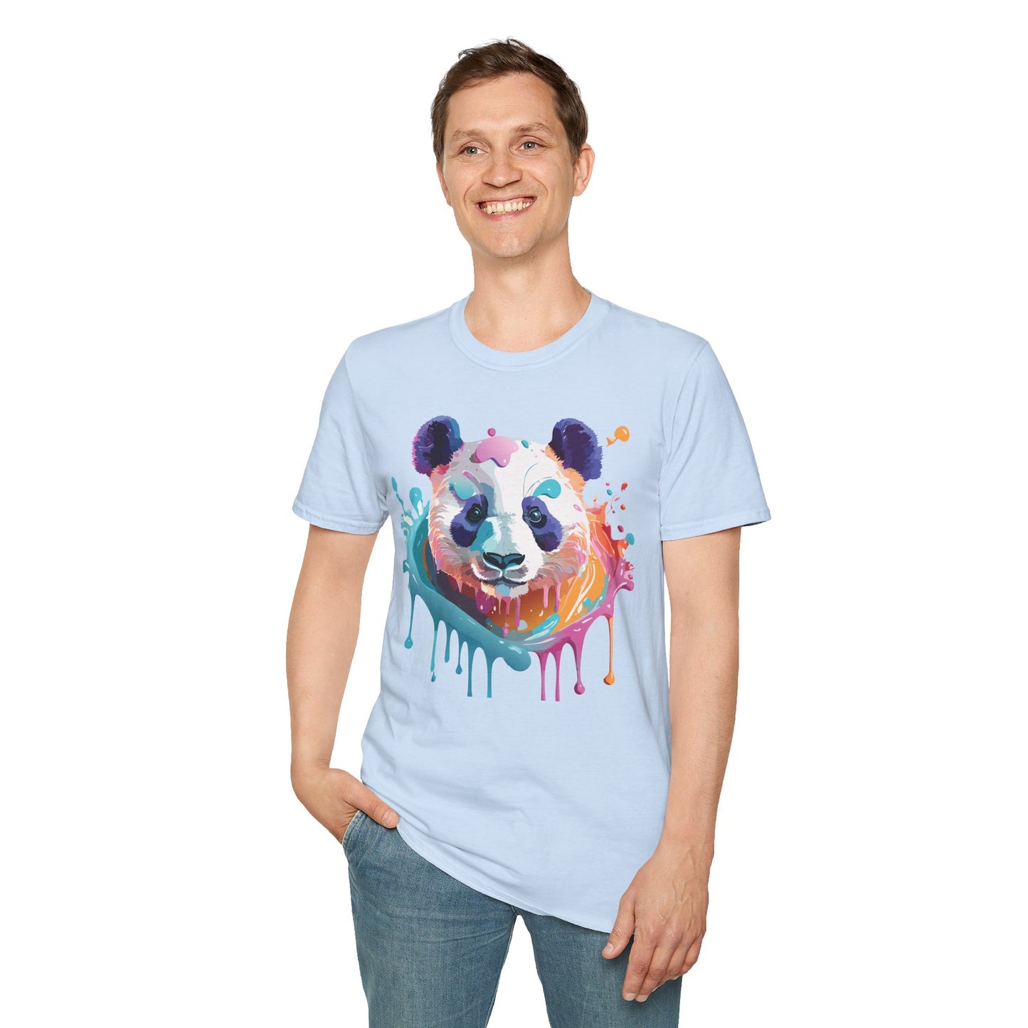 Panda Shirt, T Shirt with Panda, Animal Shirt, Tee Shirt with Animals