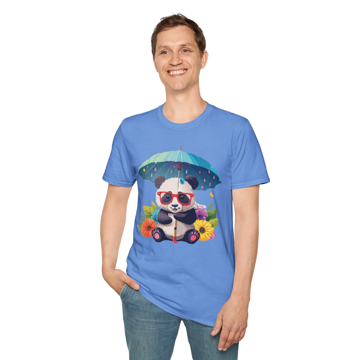 Panda Shirt, T Shirt with Panda, Animal Shirt, Tee Shirt with Animals