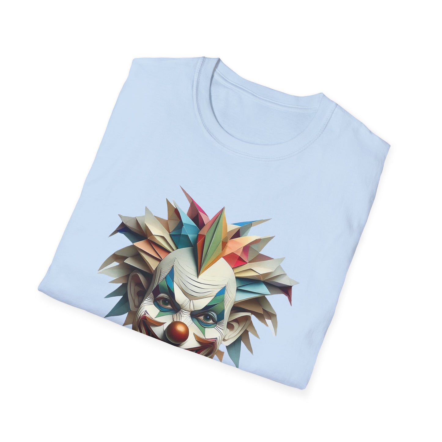 Clown Shirt, T Shirt with Clown, Funny Man Shirt, Tee Shirt with Funny Man, Circus Shirt, Shirt with Circus, Scary Man Shirt, Shirt with Scary Man