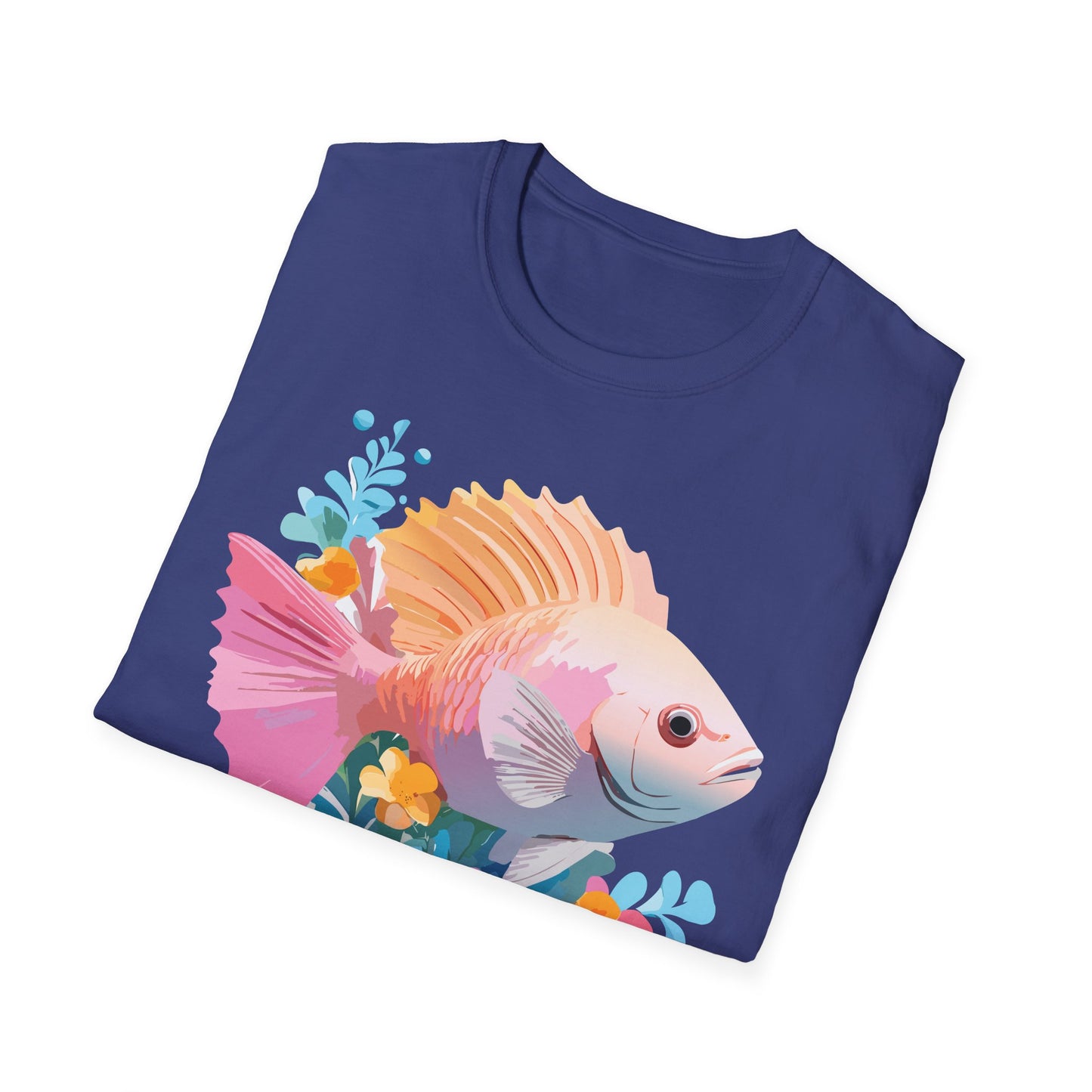 Fish Art Design Shirt, T Shirt with Fish, Graphic Shirt, Tee Shirt with Graphic Design, Shirt with Fish Graphic Art