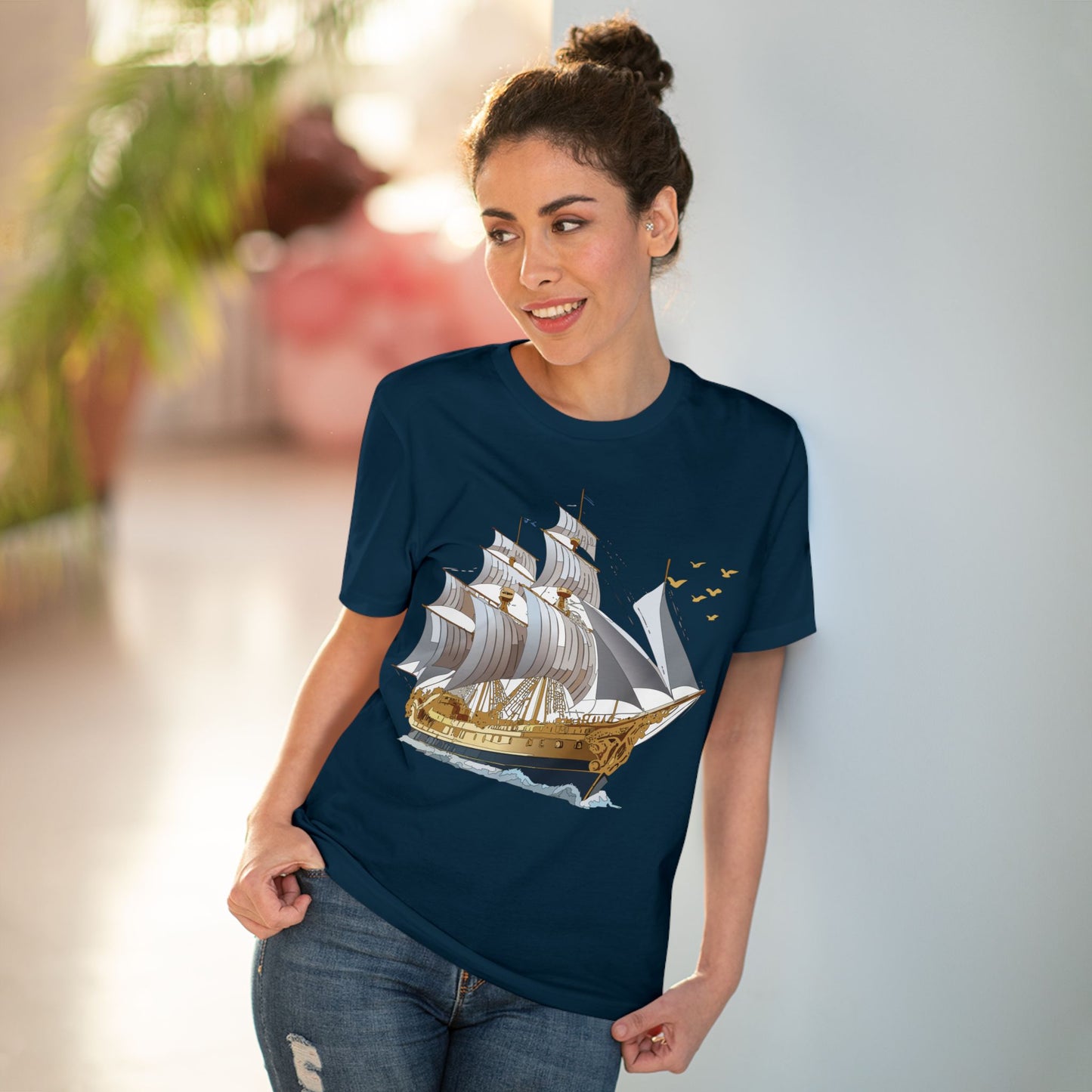 Organic T-shirt with Ship