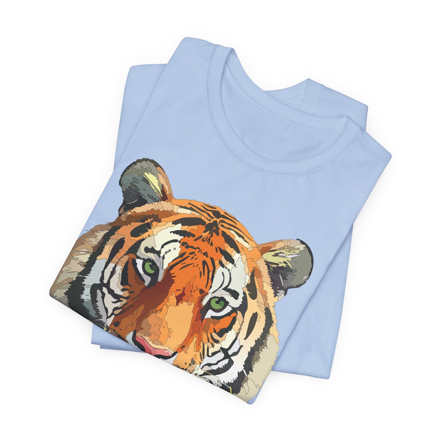 Unisex Animal Shirt, Tee Shirt with Animals, Art Design Tee Shirt, Wild Animals Shirt