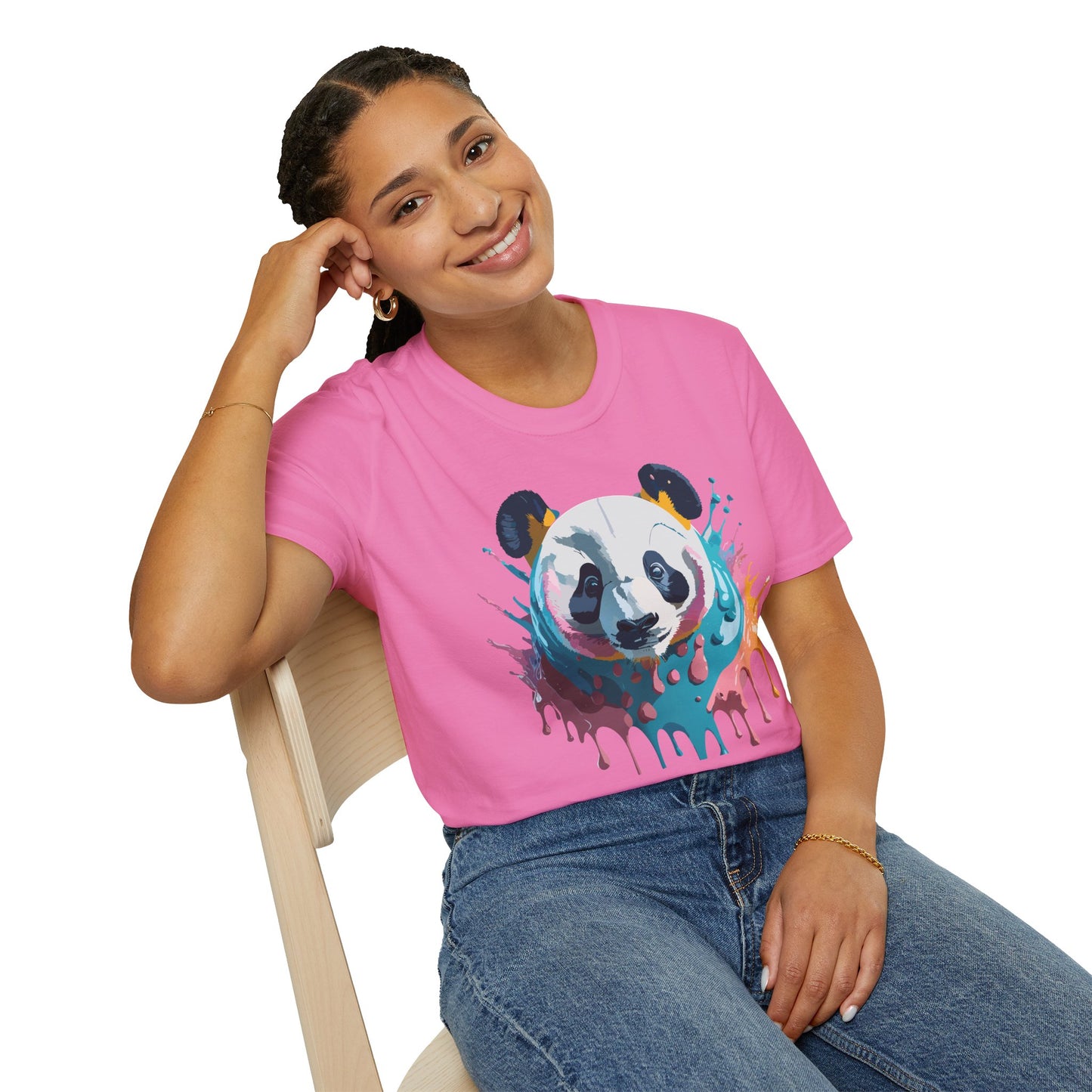 Panda Shirt, T Shirt with Panda, Animal Shirt, Tee Shirt with Animals