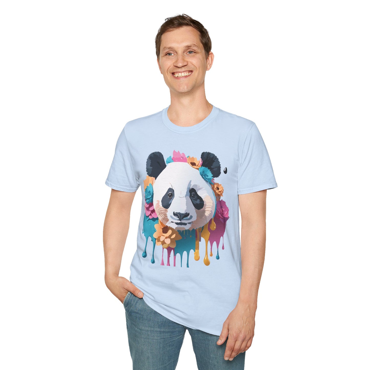 Panda Shirt, T Shirt with Panda, Animal Shirt, Tee Shirt with Animals