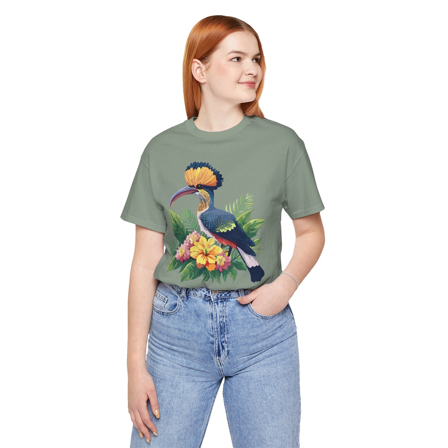 Unisex Animal Shirt, Tee Shirt with Animals, Art Design Tee Shirt, Wild Animals Shirt