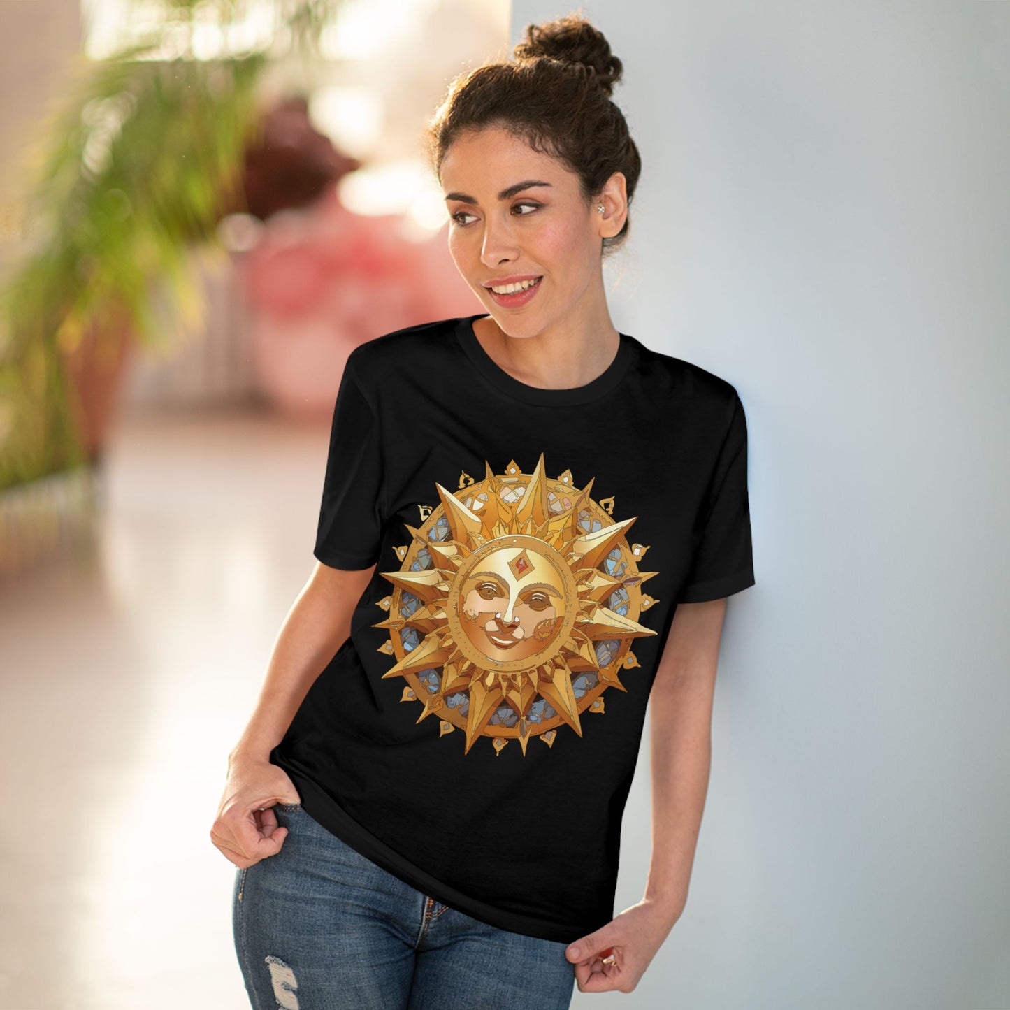 Organic T-shirt with Sun