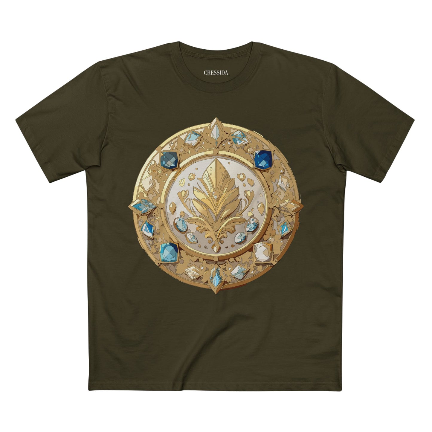 Medallion Shirt, Shirt with Medallion, Tee Shirt with Medal