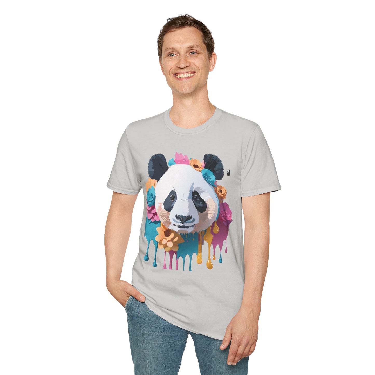 Panda Shirt, T Shirt with Panda, Animal Shirt, Tee Shirt with Animals