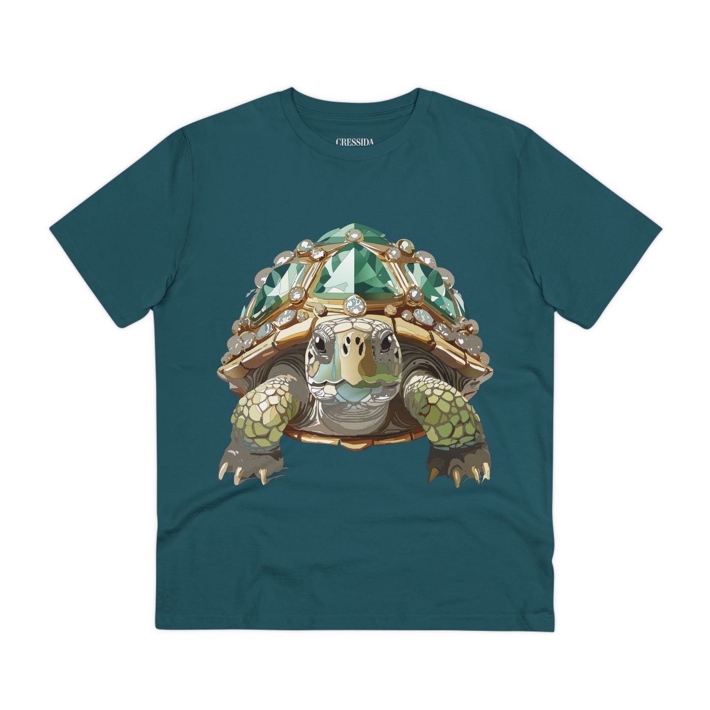 Organic T-shirt with Animals - Turtle