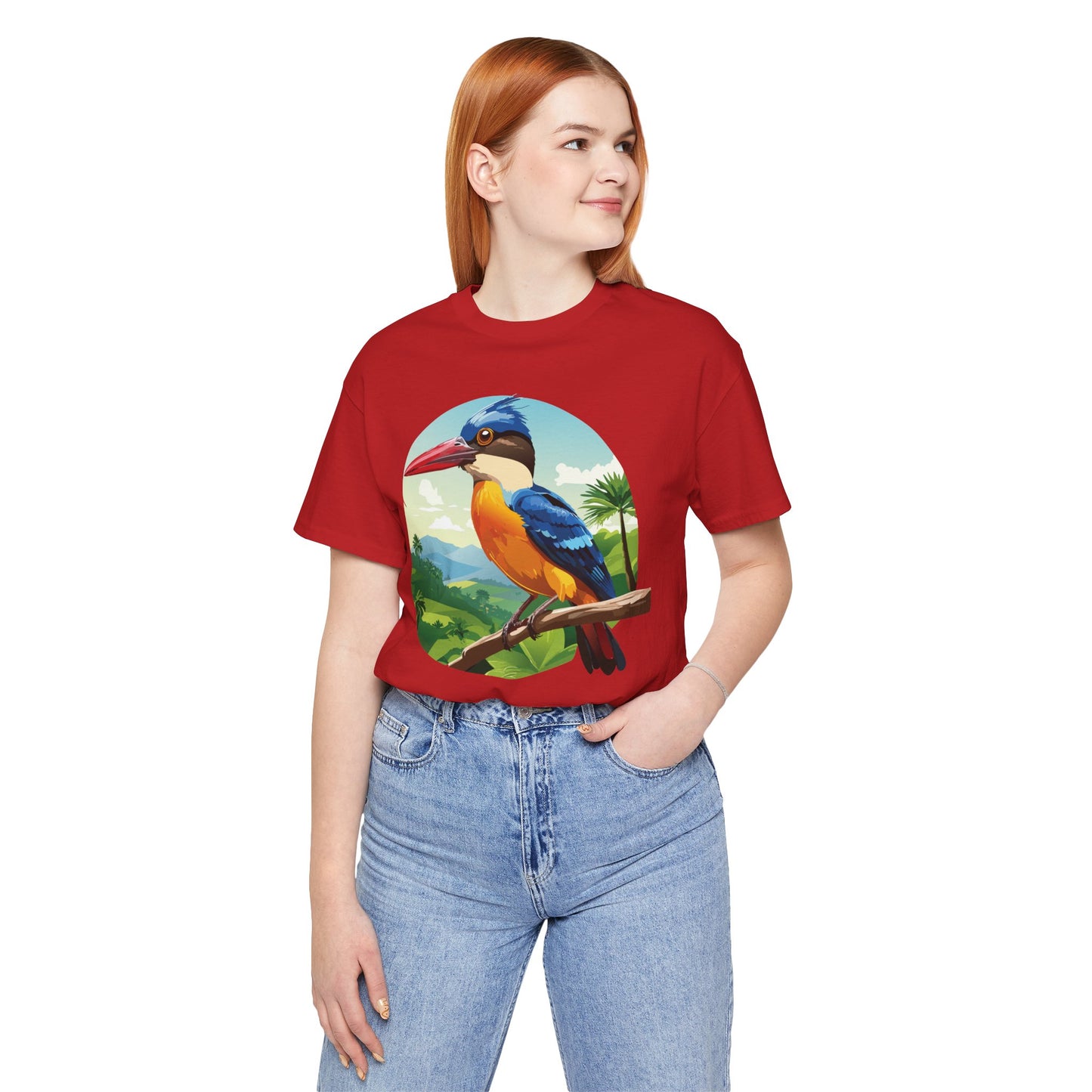 Unisex Animal Shirt, Tee Shirt with Animals, Art Design Tee Shirt, Wild Animals Shirt