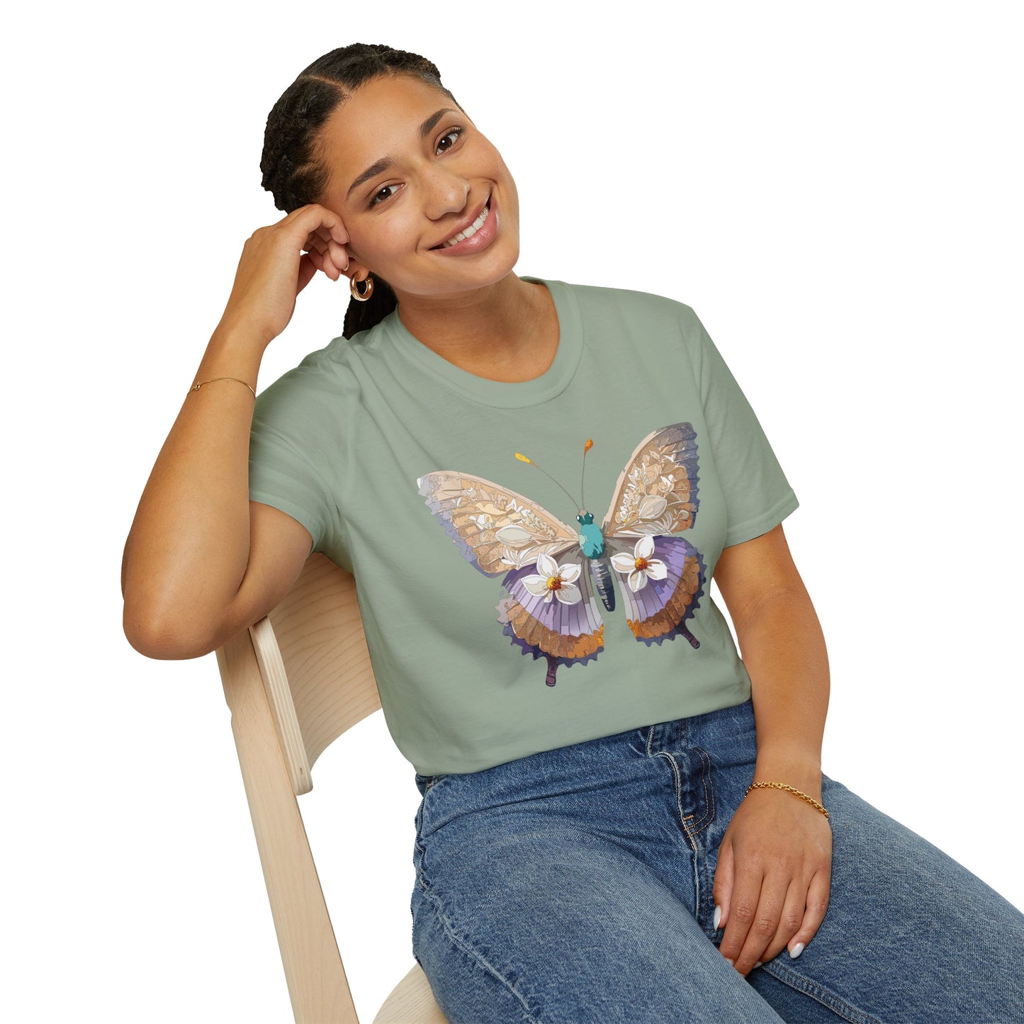 Butterfly Shirt, T Shirt with Butterfly, Monarch Shirt