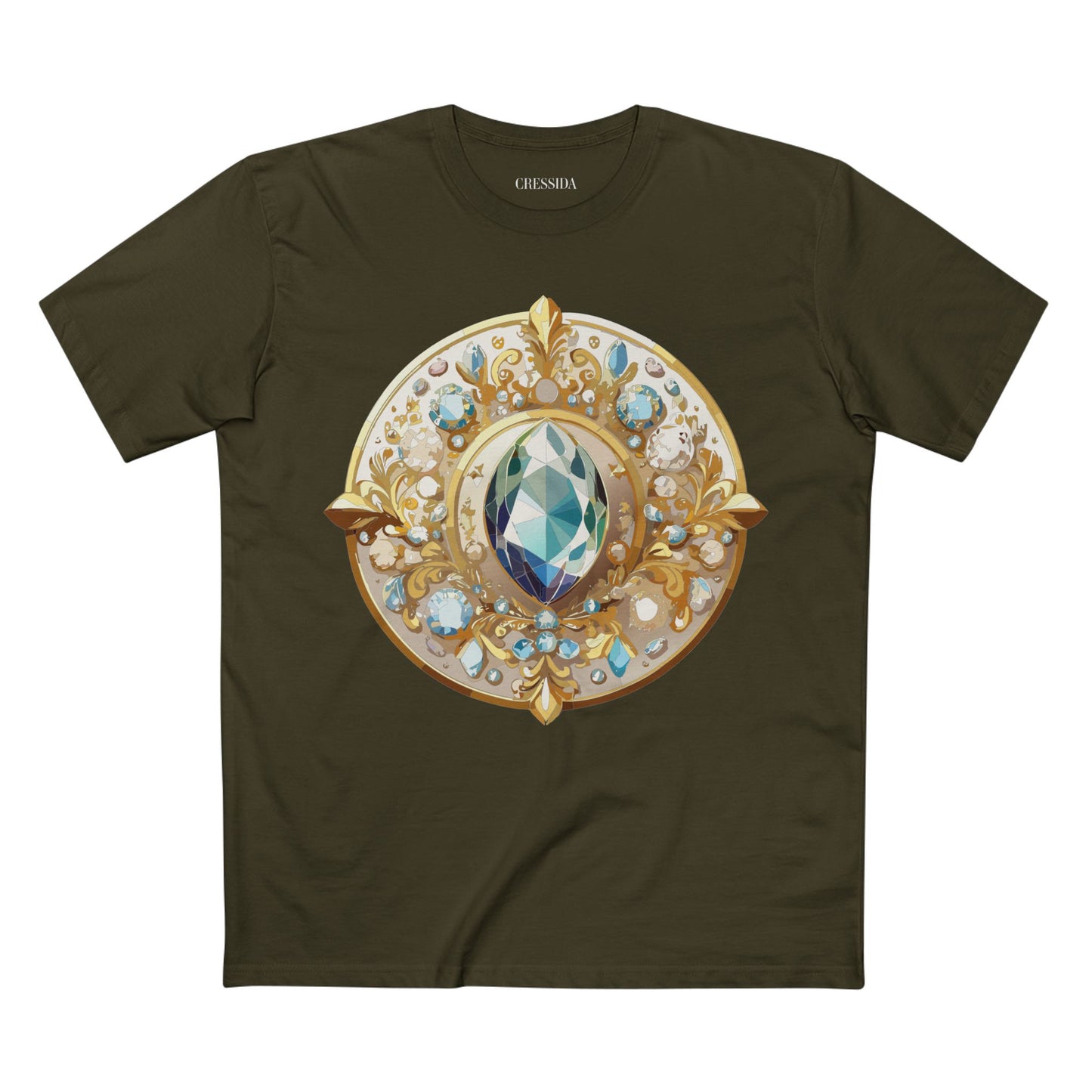 Medallion Shirt, Shirt with Medallion, Tee Shirt with Medal