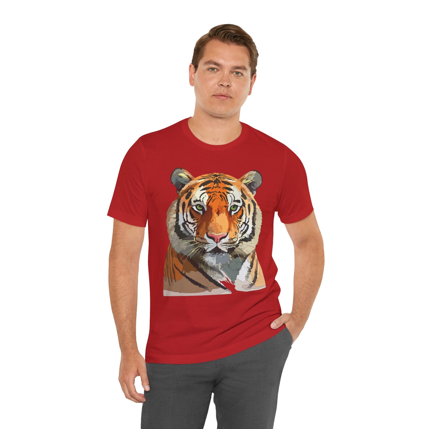Unisex Animal Shirt, Tee Shirt with Animals, Art Design Tee Shirt, Wild Animals Shirt