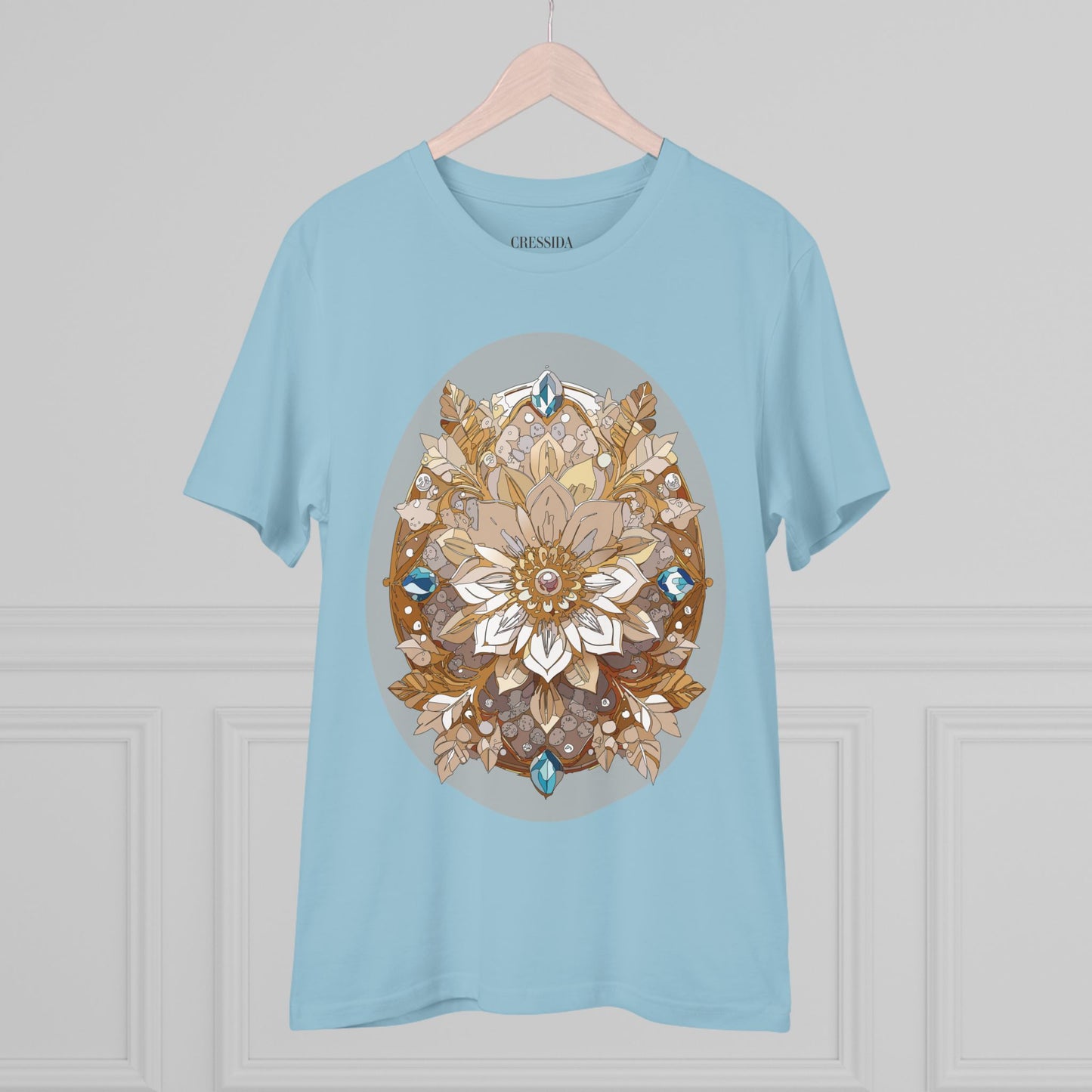 Organic T-shirt with Flower