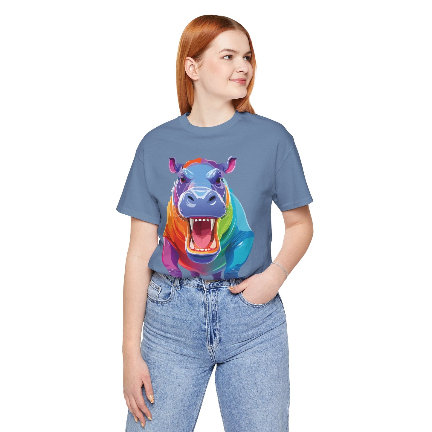 Unisex Animal Shirt, Tee Shirt with Animals, Art Design Tee Shirt, Wild Animals Shirt