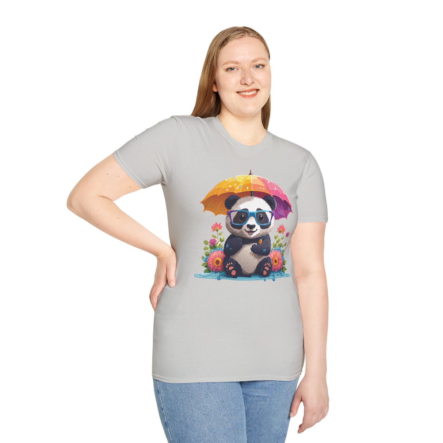 Panda Shirt, T Shirt with Panda, Animal Shirt, Tee Shirt with Animals