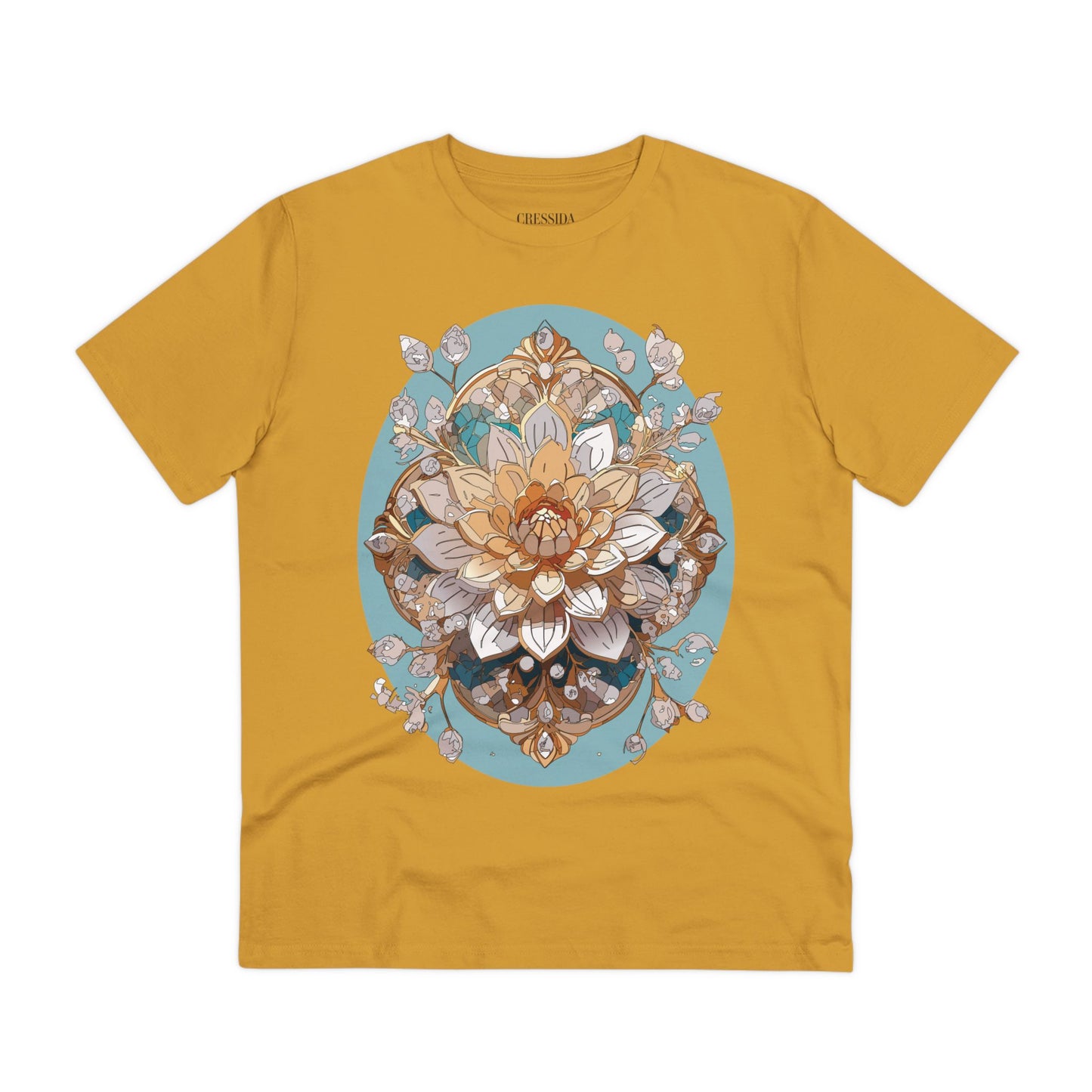 Organic T-shirt with Flower