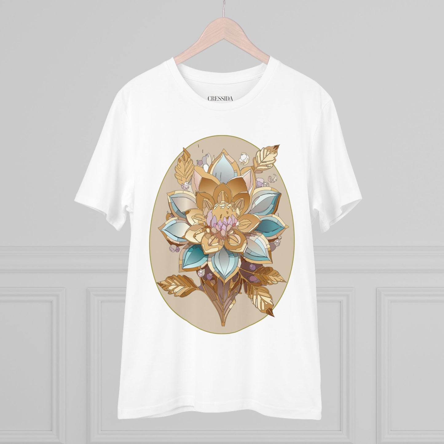 T-shirt bio avec fleur