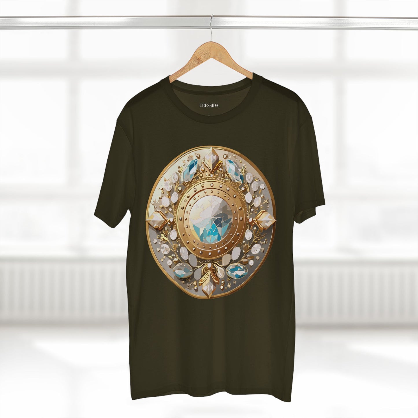 Medallion Shirt, Shirt with Medallion, Tee Shirt with Medal