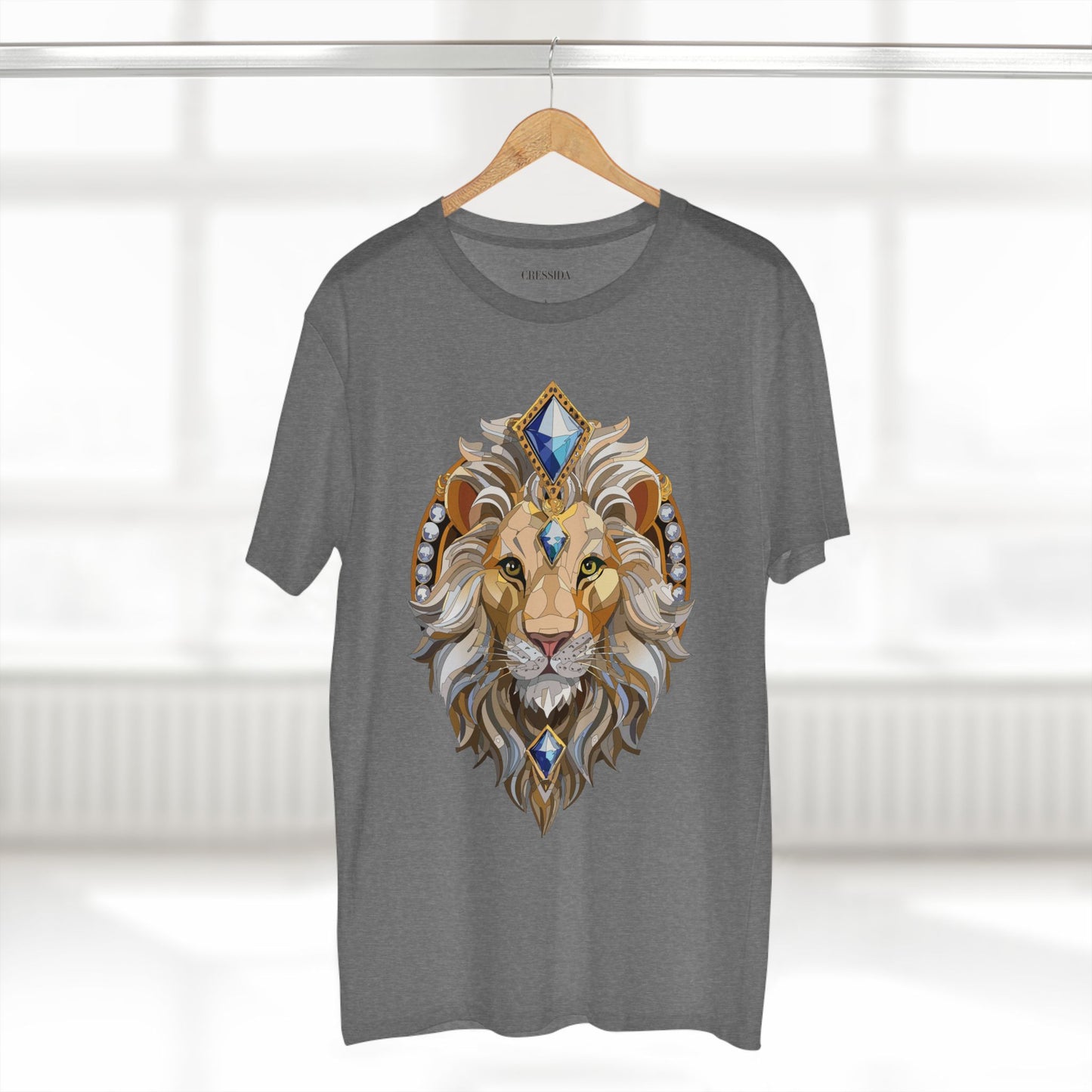Unisex Animal Medallion Graphic Tee 100 Percent Cotton Premium Shirt