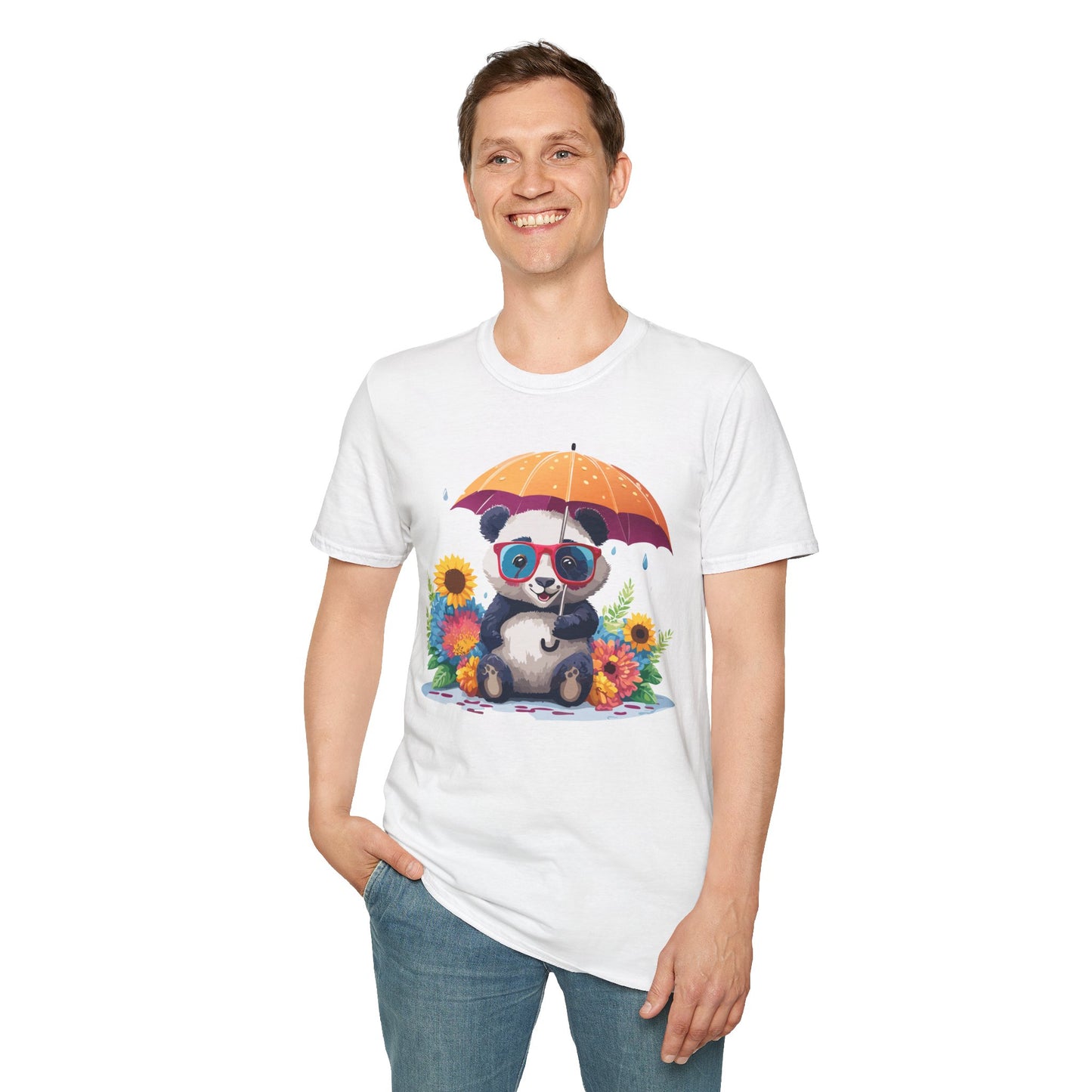 Panda Shirt, T Shirt with Panda, Animal Shirt, Tee Shirt with Animals