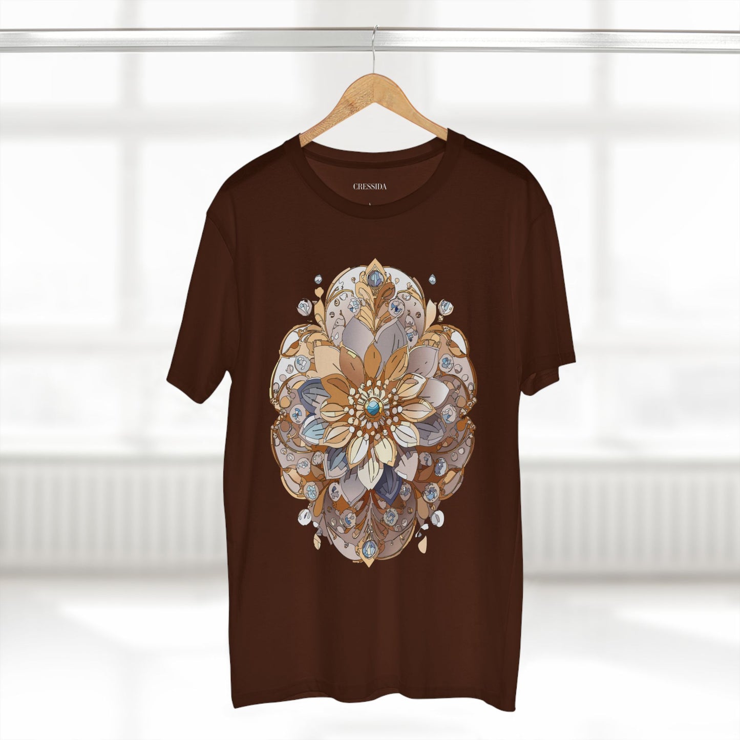 Floral Shirt, Shirt with Flower, Tee Shirt with Antique Flower