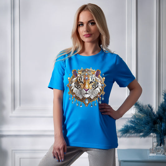 Animal Shirt, Shirt with Animals, Tee Shirt with Antique Animal Medallion