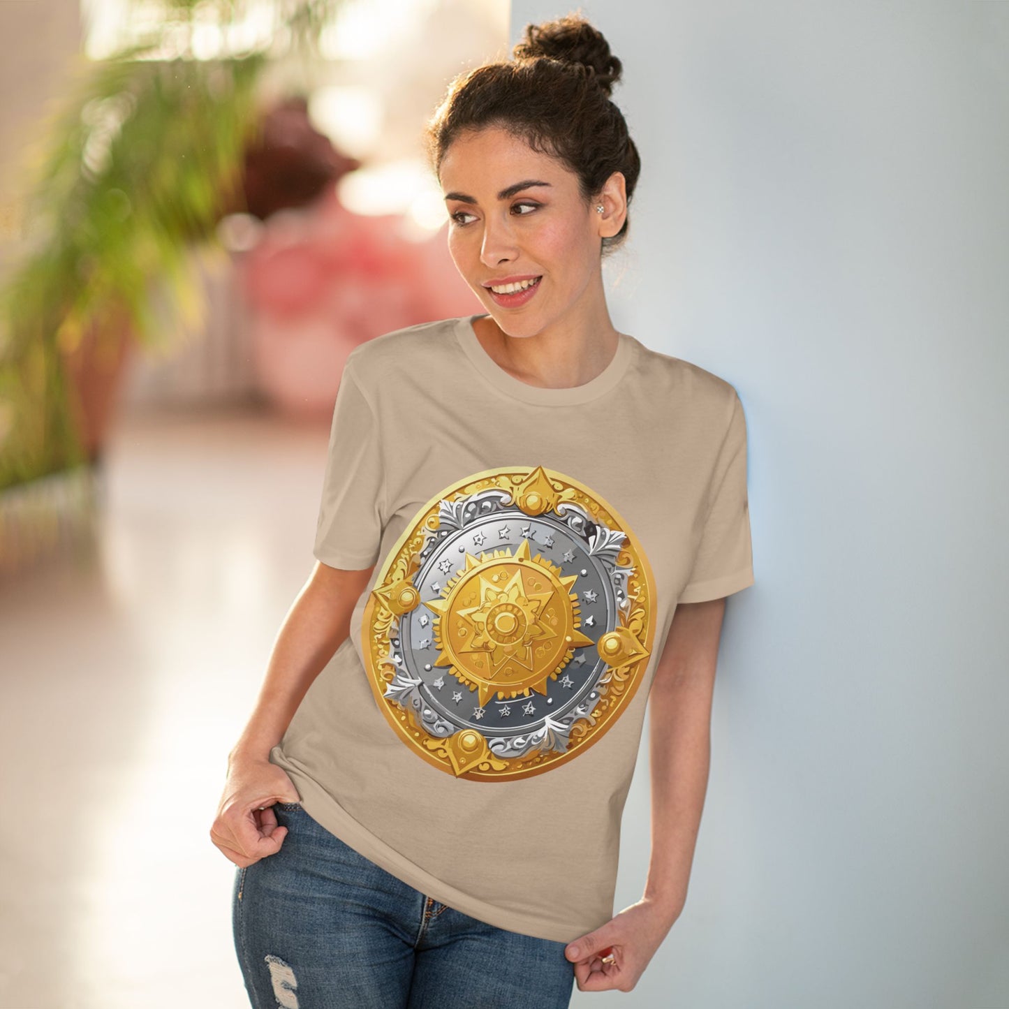 Organic T-shirt with Coin