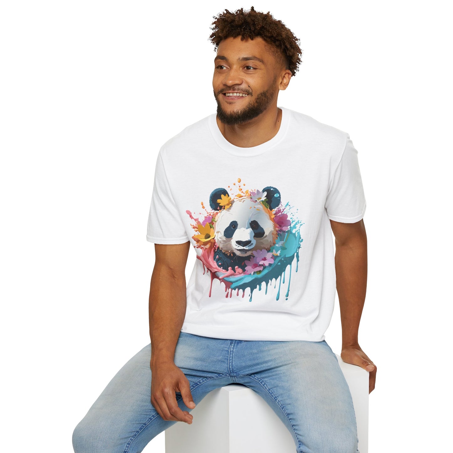 Panda Shirt, T Shirt with Panda, Animal Shirt, Tee Shirt with Animals