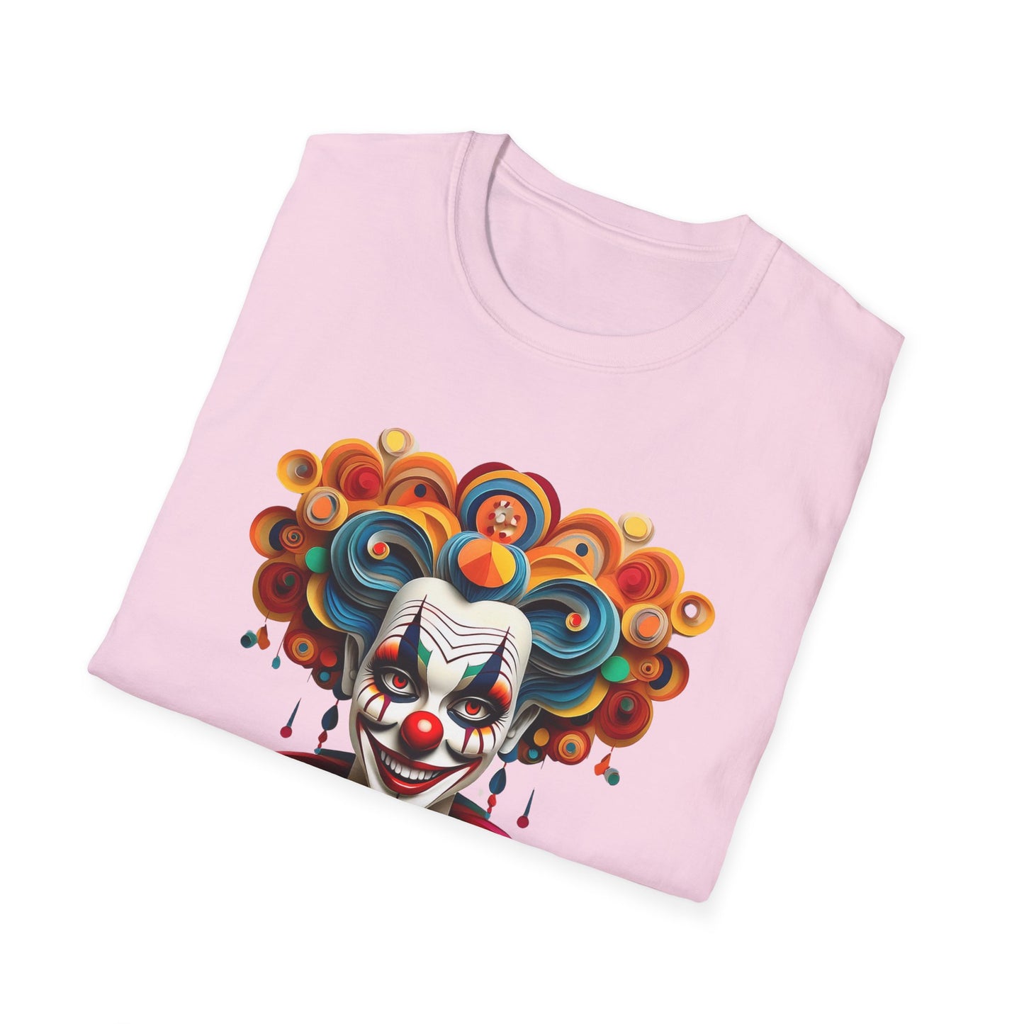 Clown Shirt, T Shirt with Clown, Funny Man Shirt, Tee Shirt with Funny Man, Circus Shirt, Shirt with Circus, Scary Man Shirt, Shirt with Scary Man