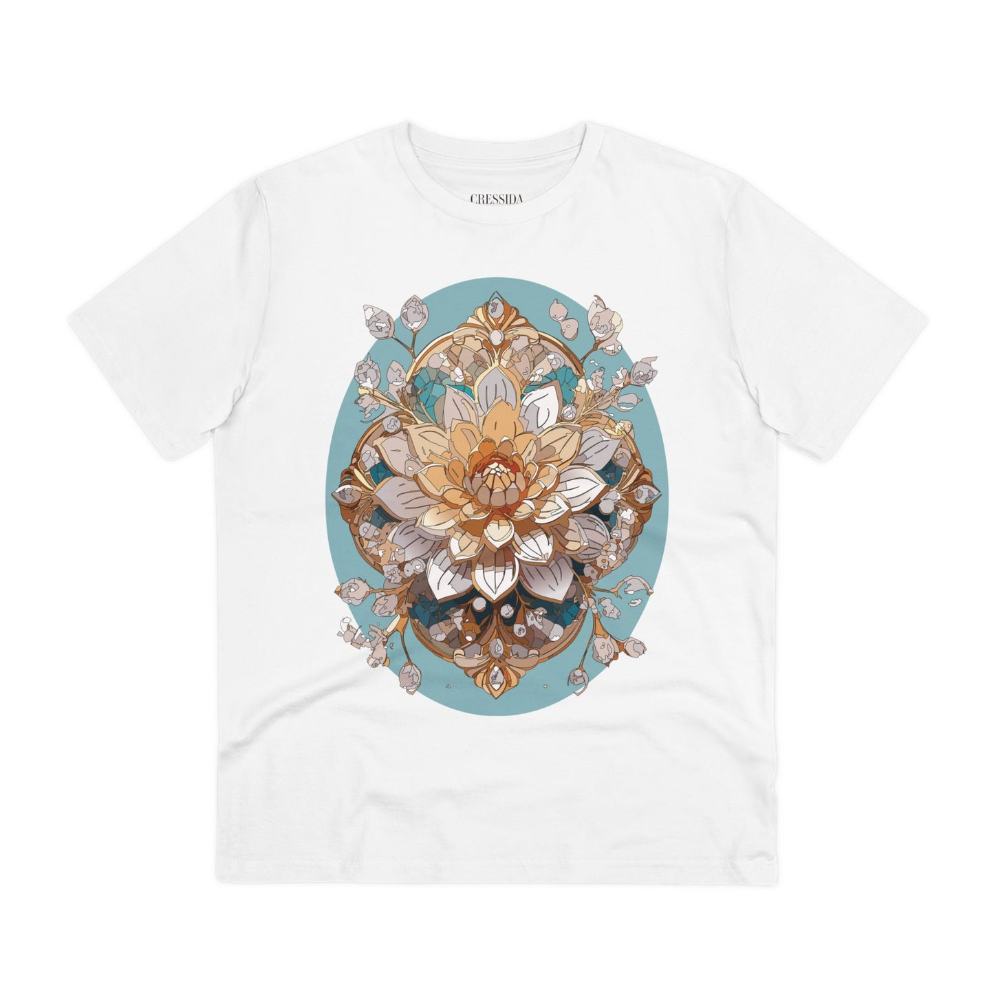 Organic T-shirt with Flower